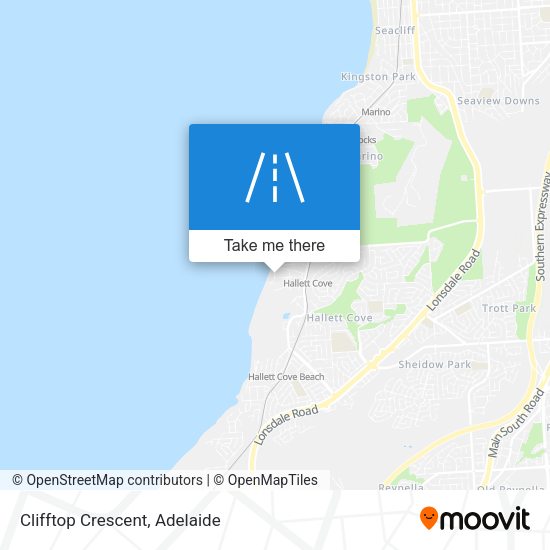 Clifftop Crescent map