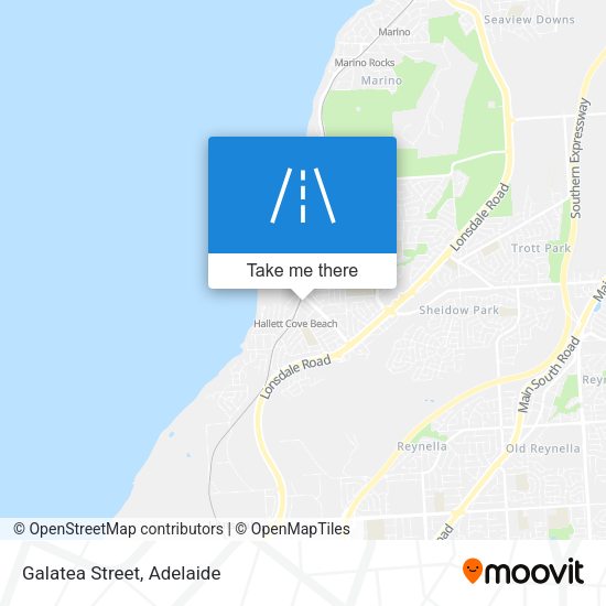 Galatea Street map