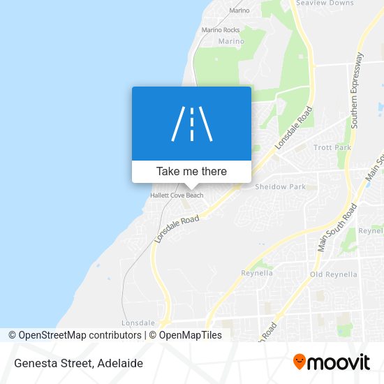 Genesta Street map