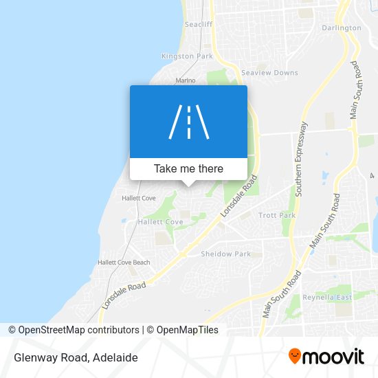 Glenway Road map
