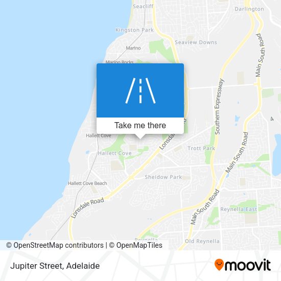 Jupiter Street map