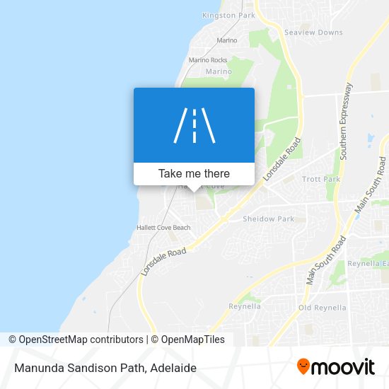 Manunda Sandison Path map
