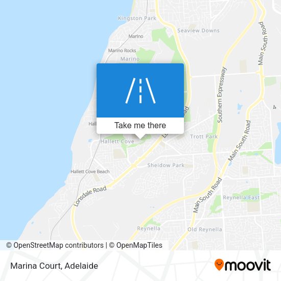 Marina Court map