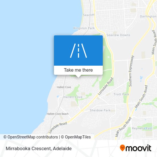 Mirrabooka Crescent map