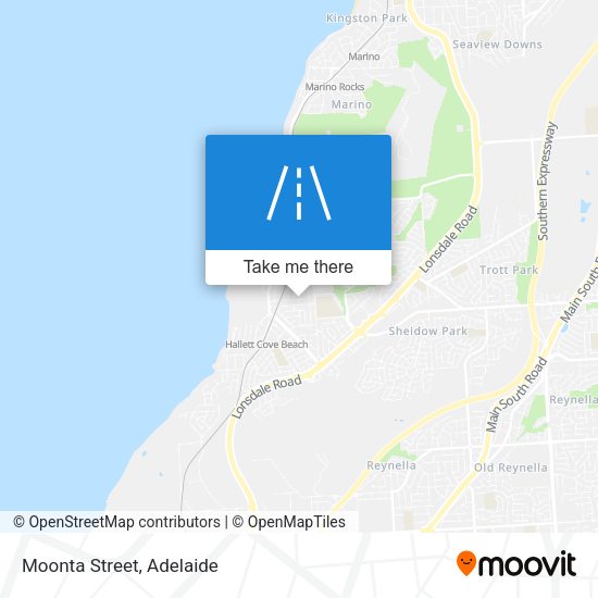 Moonta Street map