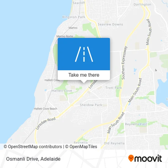 Osmanli Drive map