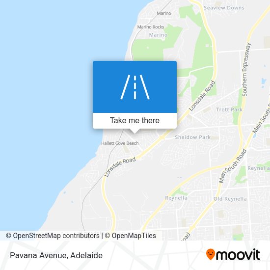 Pavana Avenue map