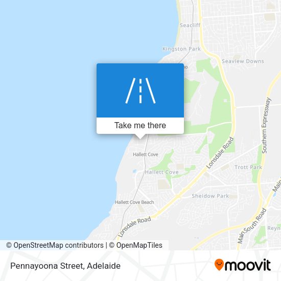 Pennayoona Street map
