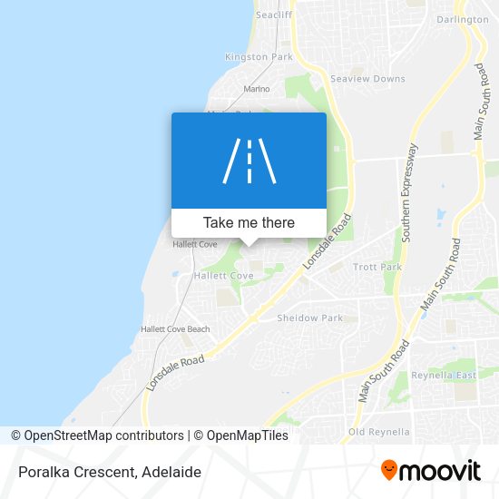 Poralka Crescent map