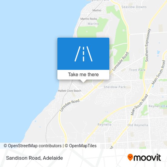 Sandison Road map