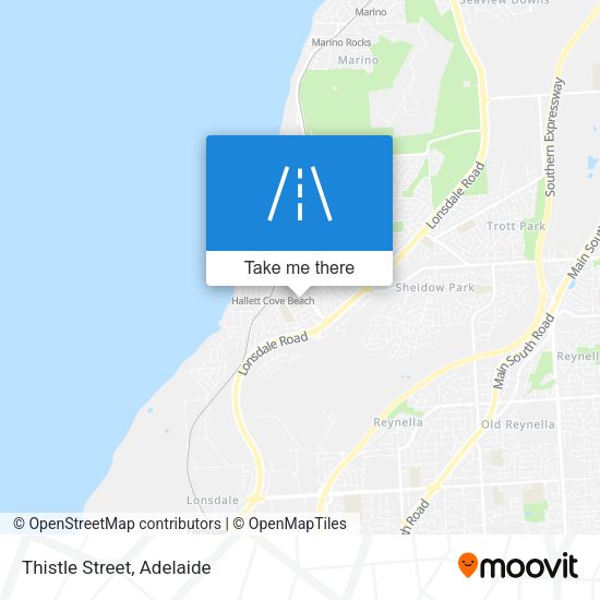 Thistle Street map
