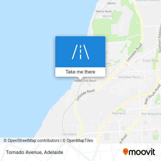 Tornado Avenue map