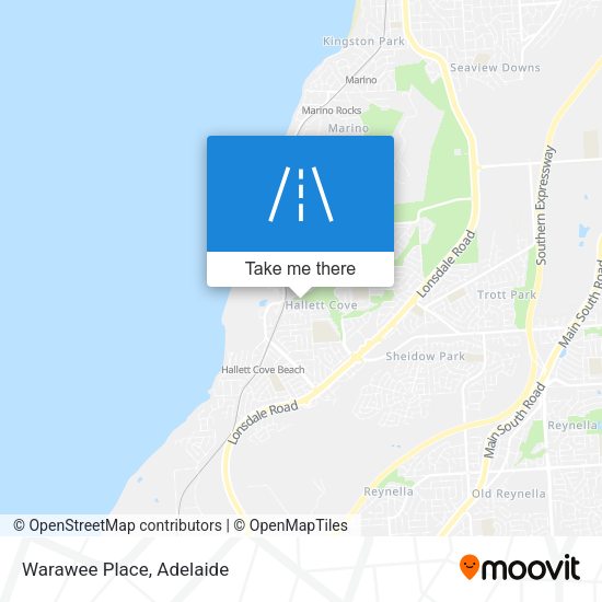 Warawee Place map