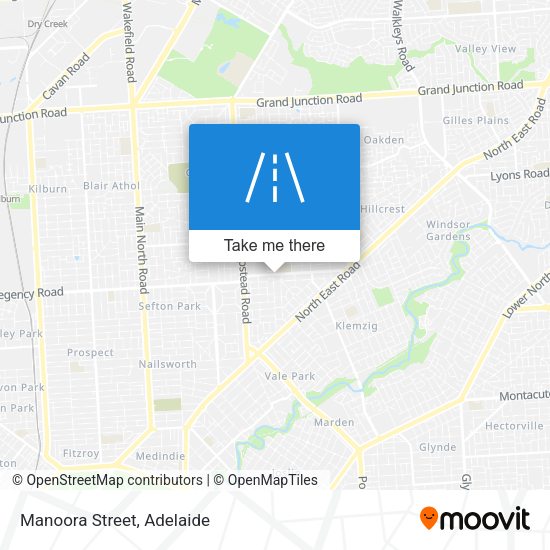 Manoora Street map