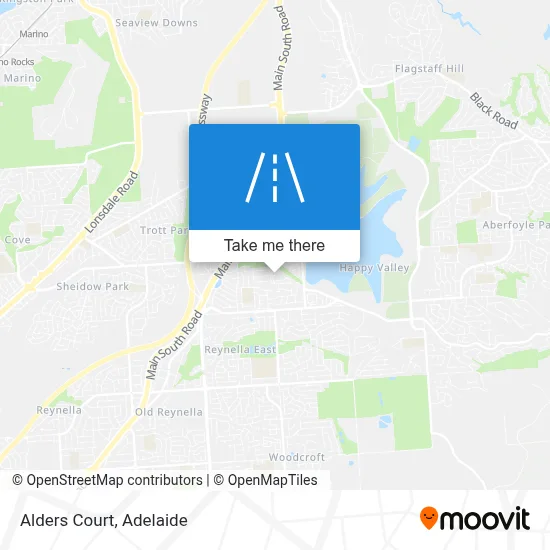 Alders Court map