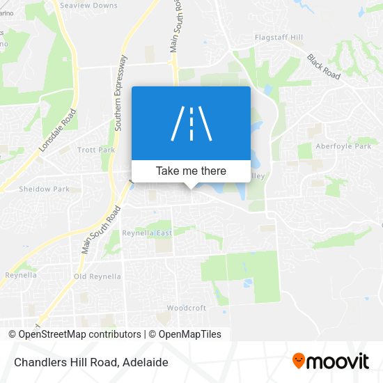 Chandlers Hill Road map