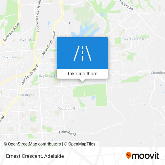 Ernest Crescent map