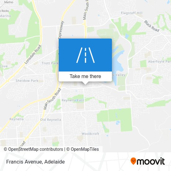 Francis Avenue map