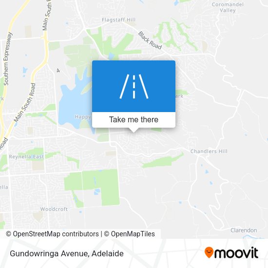 Gundowringa Avenue map