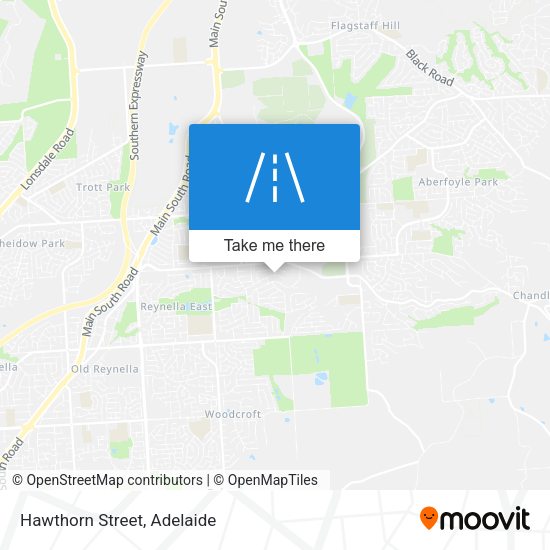 Hawthorn Street map