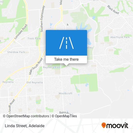 Linda Street map