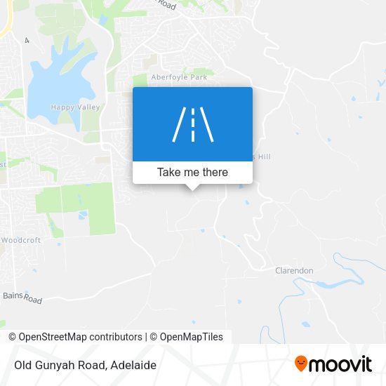 Old Gunyah Road map