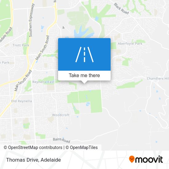 Thomas Drive map