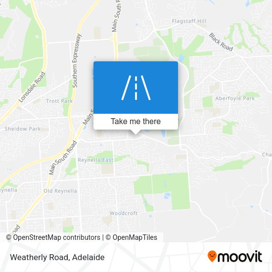 Weatherly Road map
