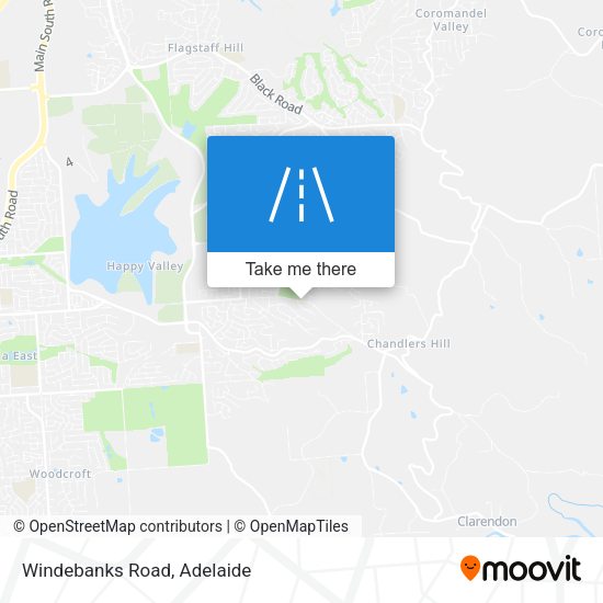 Windebanks Road map