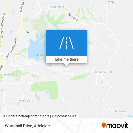 Woodhall Drive map