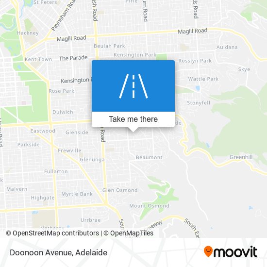 Doonoon Avenue map