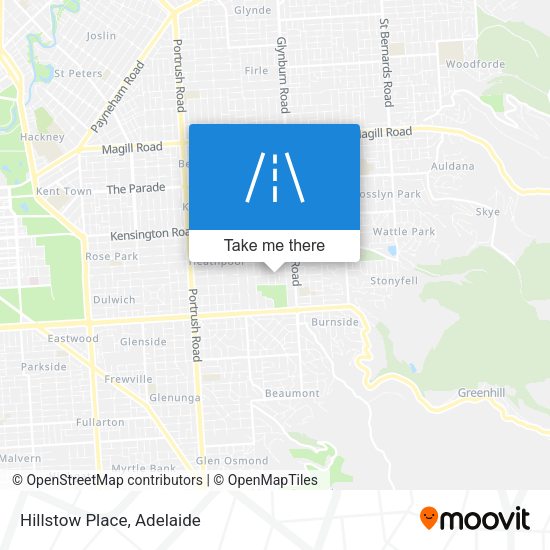 Hillstow Place map