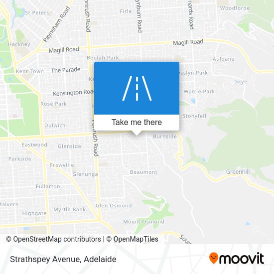 Strathspey Avenue map