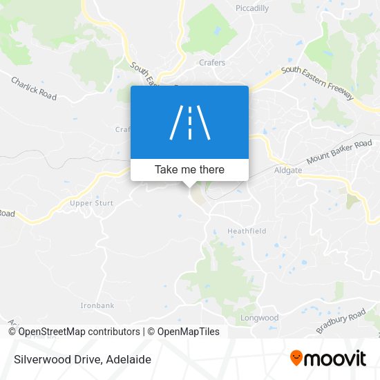 Silverwood Drive map