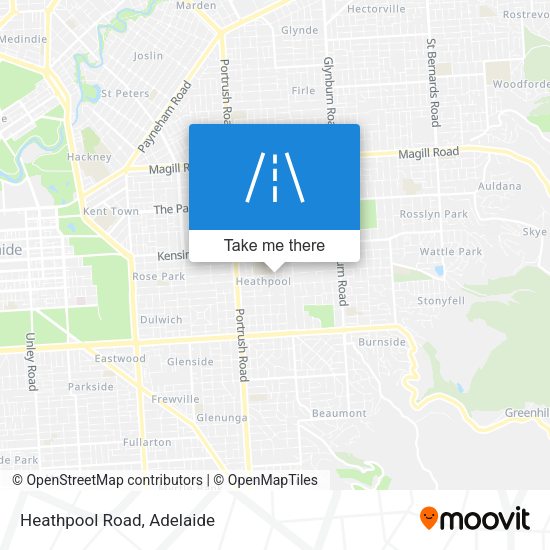 Heathpool Road map