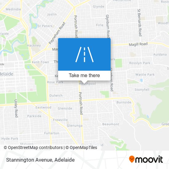 Stannington Avenue map