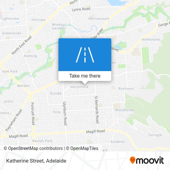 Katherine Street map
