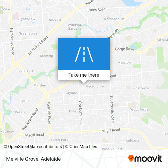 Melville Grove map