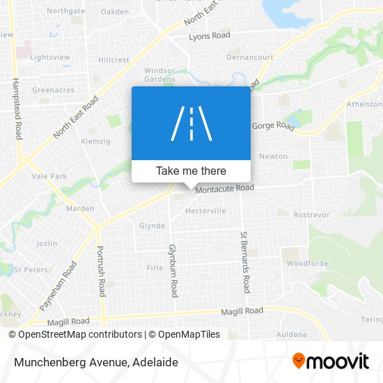 Munchenberg Avenue map
