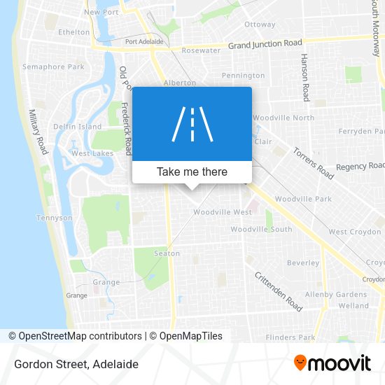 Gordon Street map