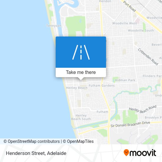 Henderson Street map