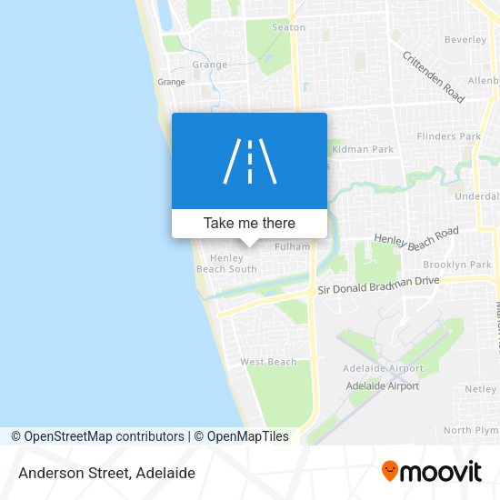 Anderson Street map