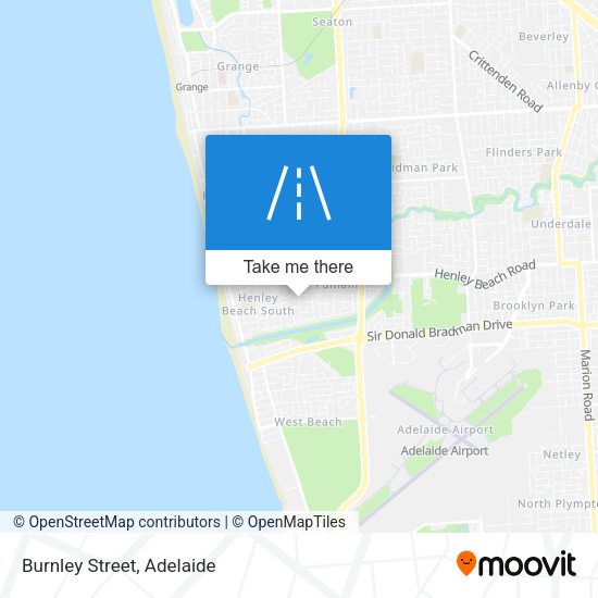 Burnley Street map