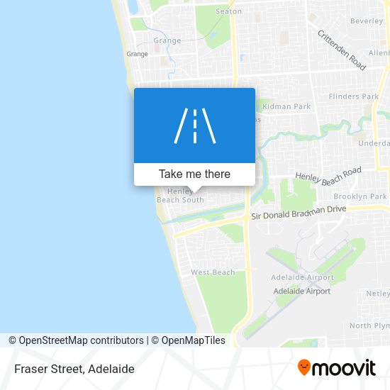 Fraser Street map