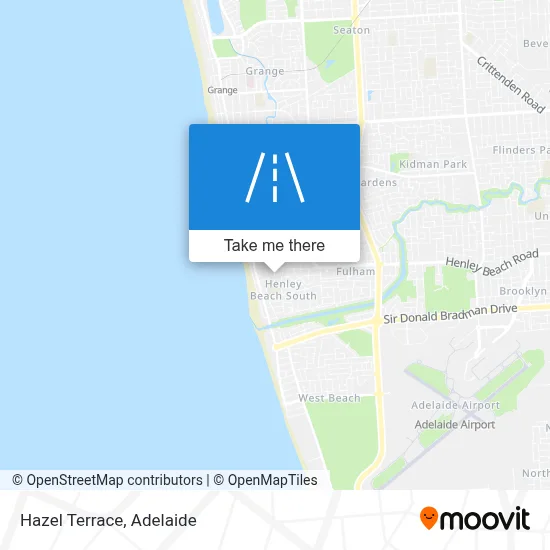 Mapa Hazel Terrace