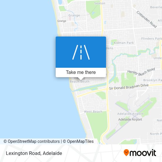 Lexington Road map