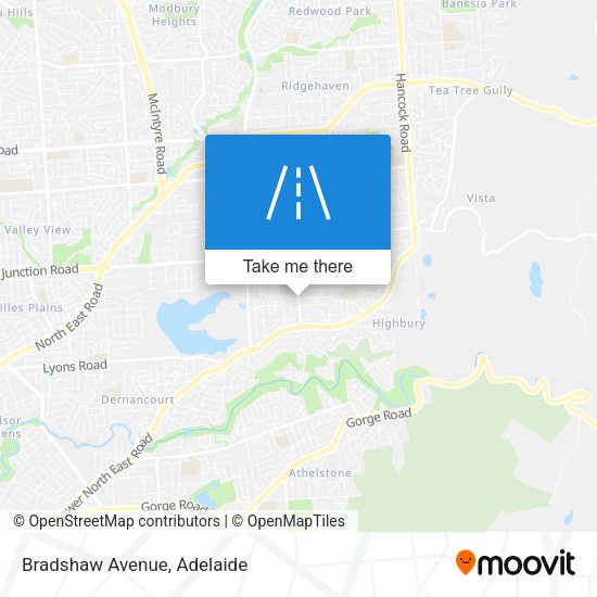 Bradshaw Avenue map