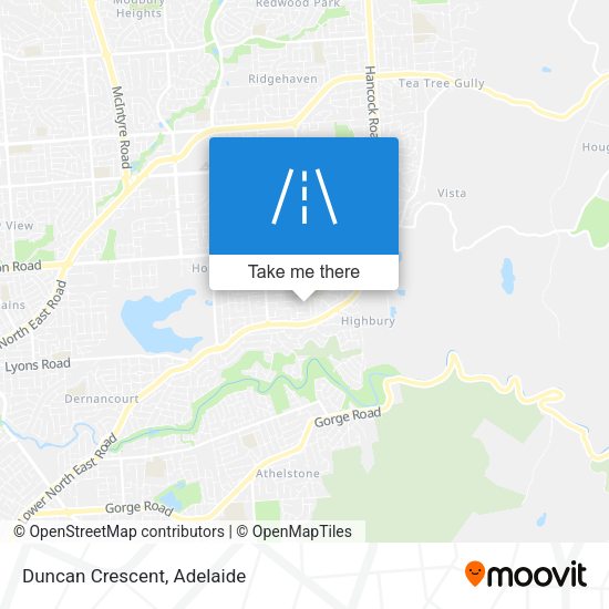Duncan Crescent map