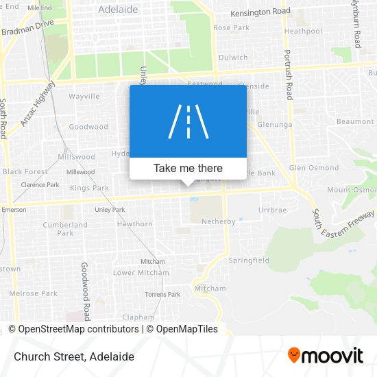 Church Street map