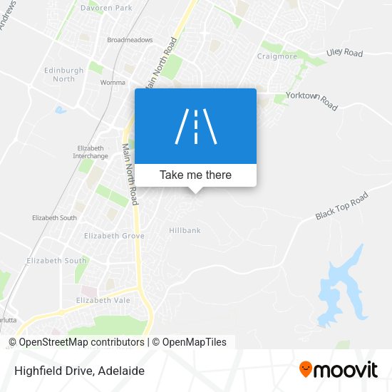 Highfield Drive map